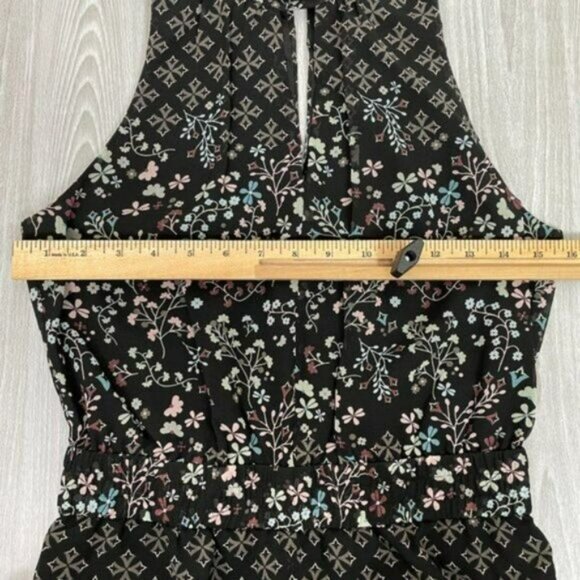 Ted Baker Marcila Hazel High Neck Wide Leg Floral Print Jumpsuit Black US 2 - Picture 11 of 13